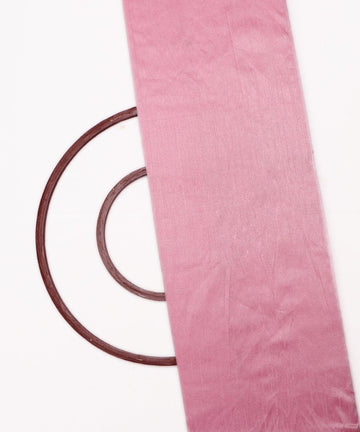 light pink colour plain raw silk
